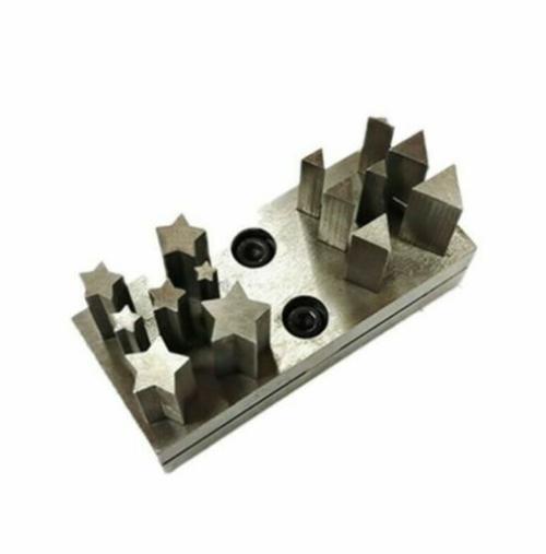 Disc Cutter Punch Cutting Craft Working Metal Jewelry Tool Heart – Star – Square