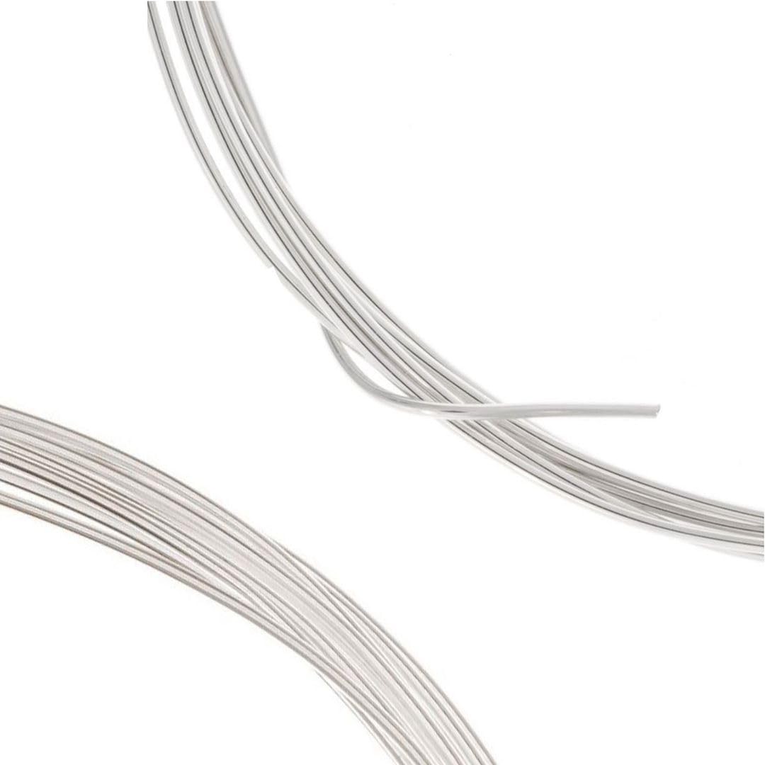 Adabele 10 Feet Authentic Sterling Silver Jewelry Wire Half Hard Round Beading W