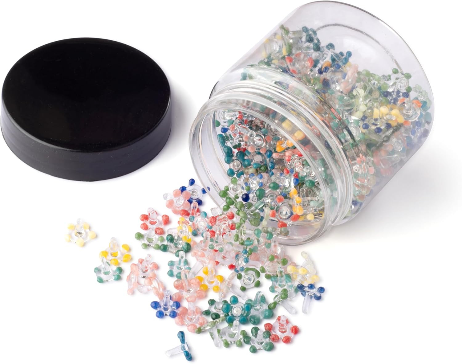50 PCSGlass Daisy Pipe Filter Screens Reusable & Heat Resistant