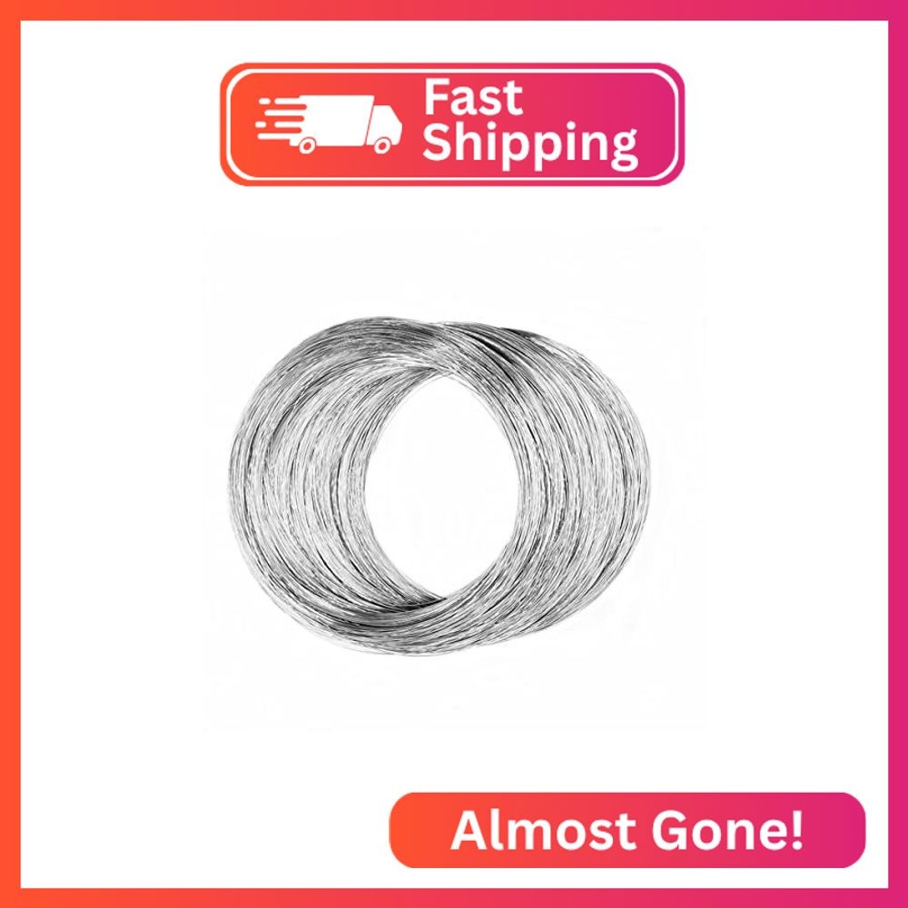 14Ga 1.6mm 304 Stainless Steel Wire – 16Ft for DIY Arts & Crafts, Jewelry Making