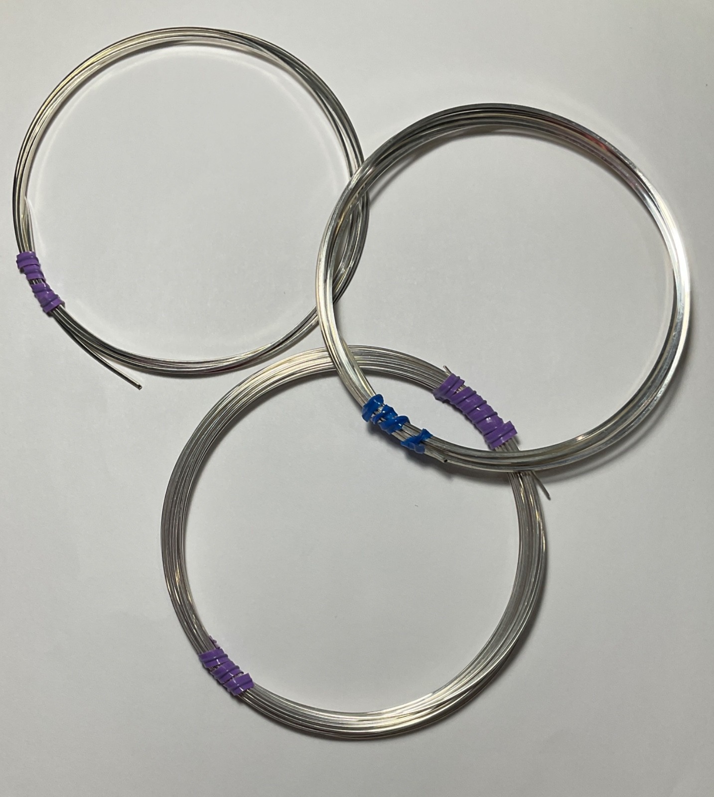 940 Argentium Sterling Silver Wire- Round- Dead Soft- 18 Gauge- 10 ft