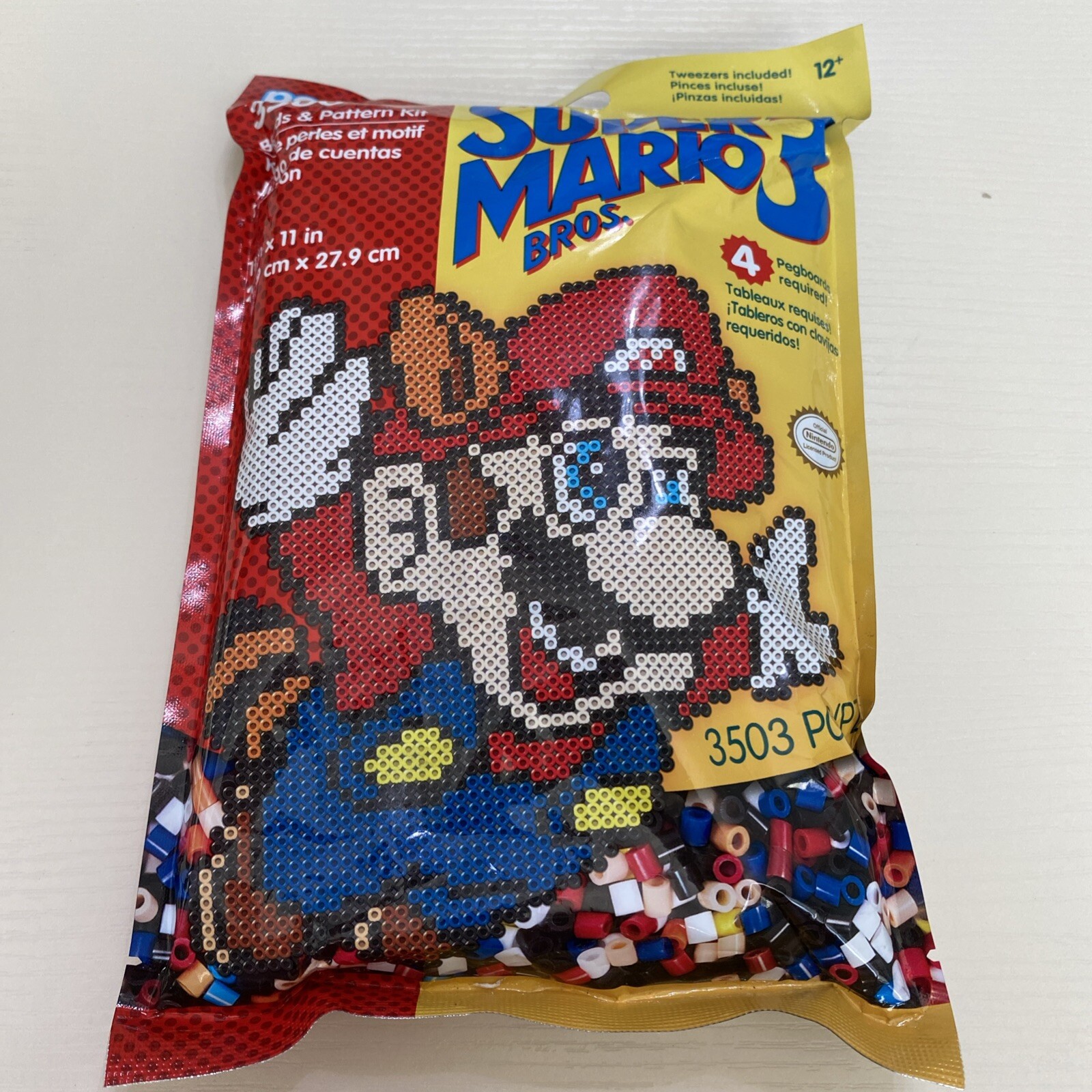 Super Mario Bros Perler 3 Beads And Pattern Kit Board Sold Separately New