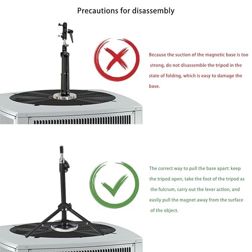 HVAC Umbrella With Magnetic Base Kit,Can Stay Cool and Dry when Doing Outdoor