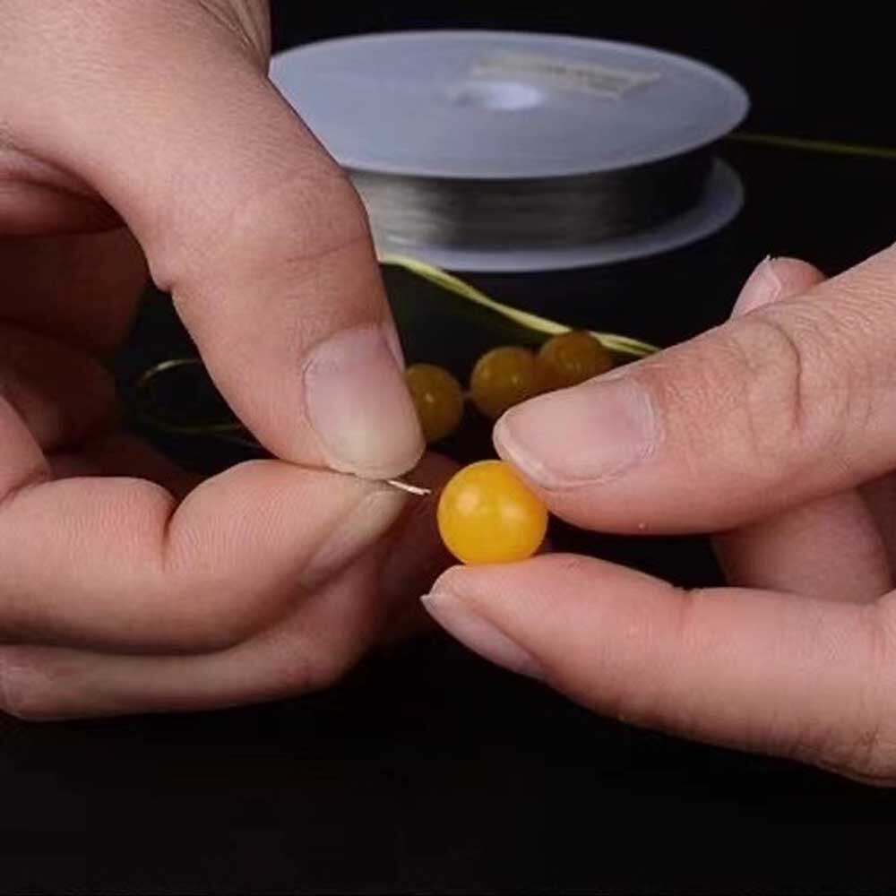 5/10Rolls 0.3/0.35/0.38/0.45/0.5/0.6mm Steel Tiger Tail Beading Wire Cord Thread