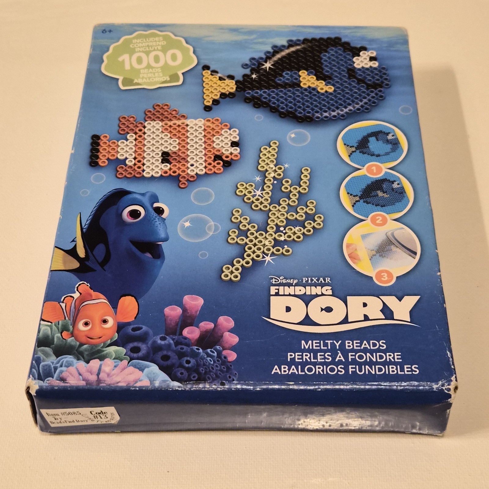 Disney Pixar Finding Nemo Dory Melty Beads Perler Craft Kit 1000 Beads New NIB