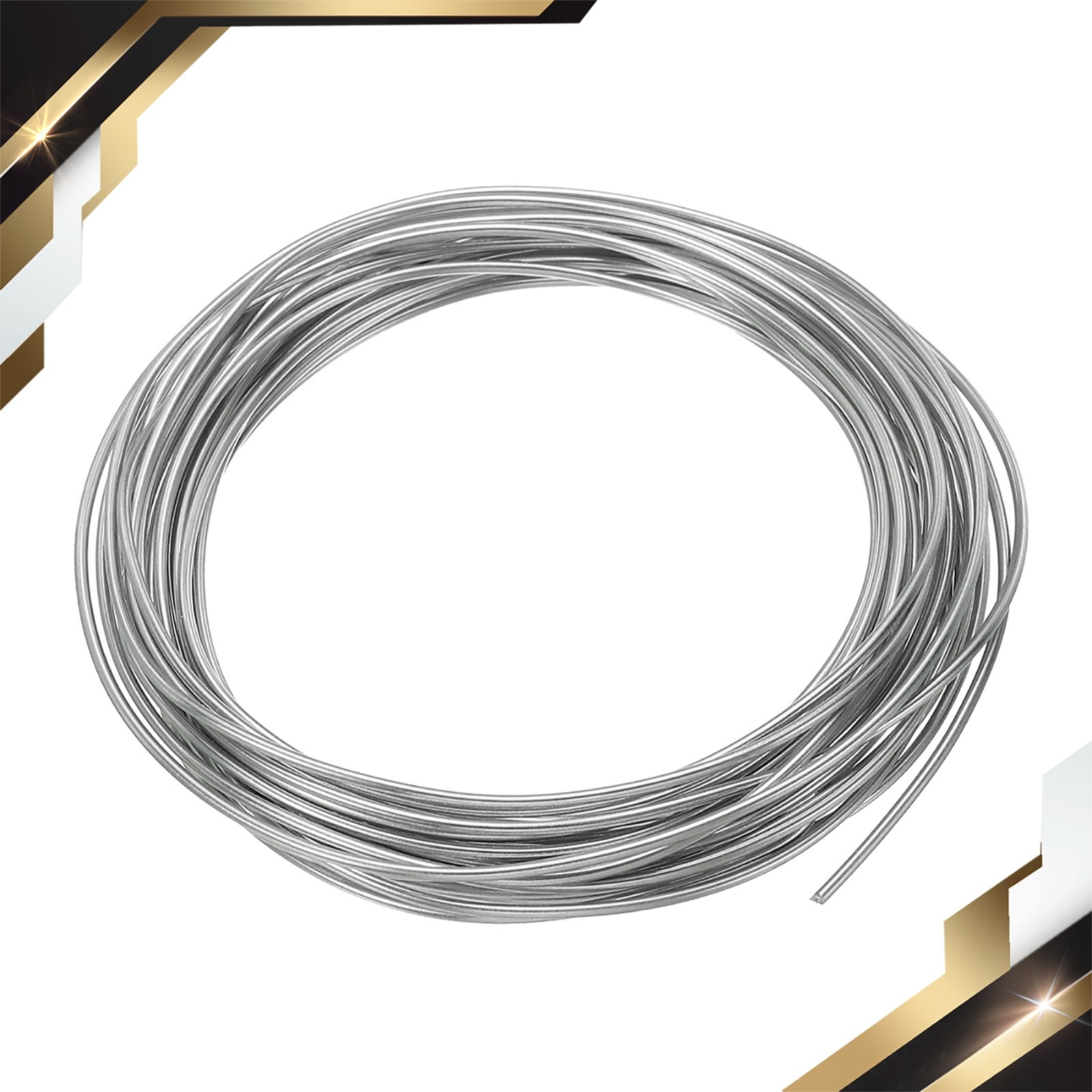 Zinc Wire 18 Gauge Pure 1.2mm Soft Beading Wire Lab Scientific Experiment 16.4Ft