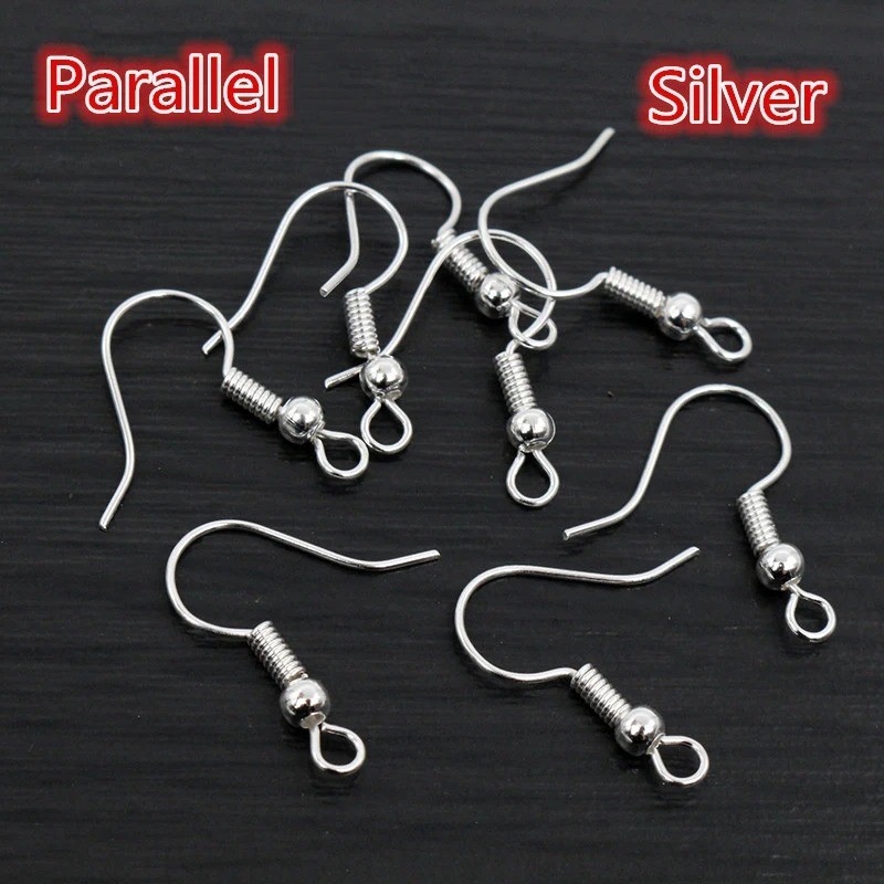 100pcs Stainless Steel Earring Hooks Hypoallergenic French Ear Wires DIY USA
