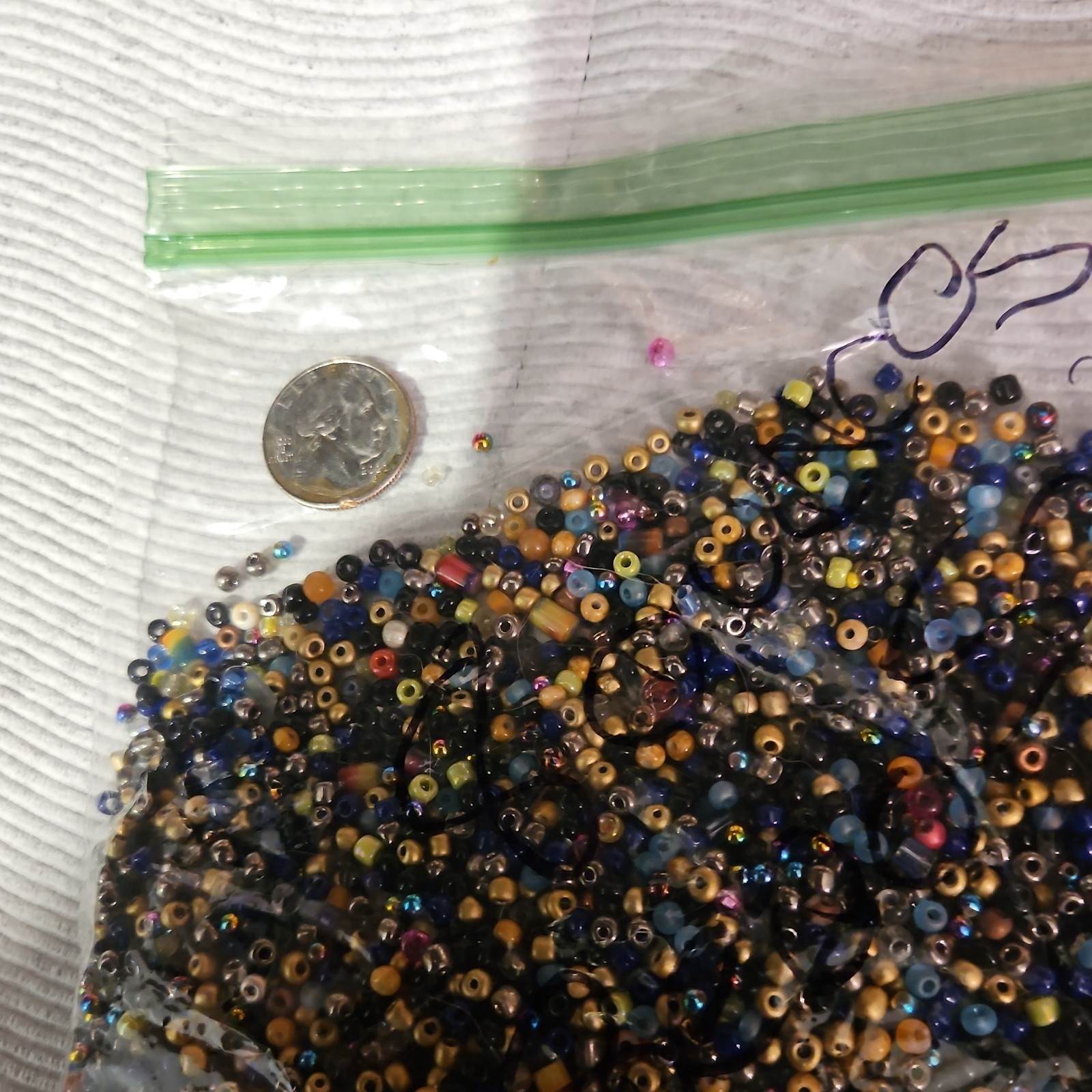 Multicolor Glass Round Loose Beads 2-2.9 mm Opaque Glossy for Crafts