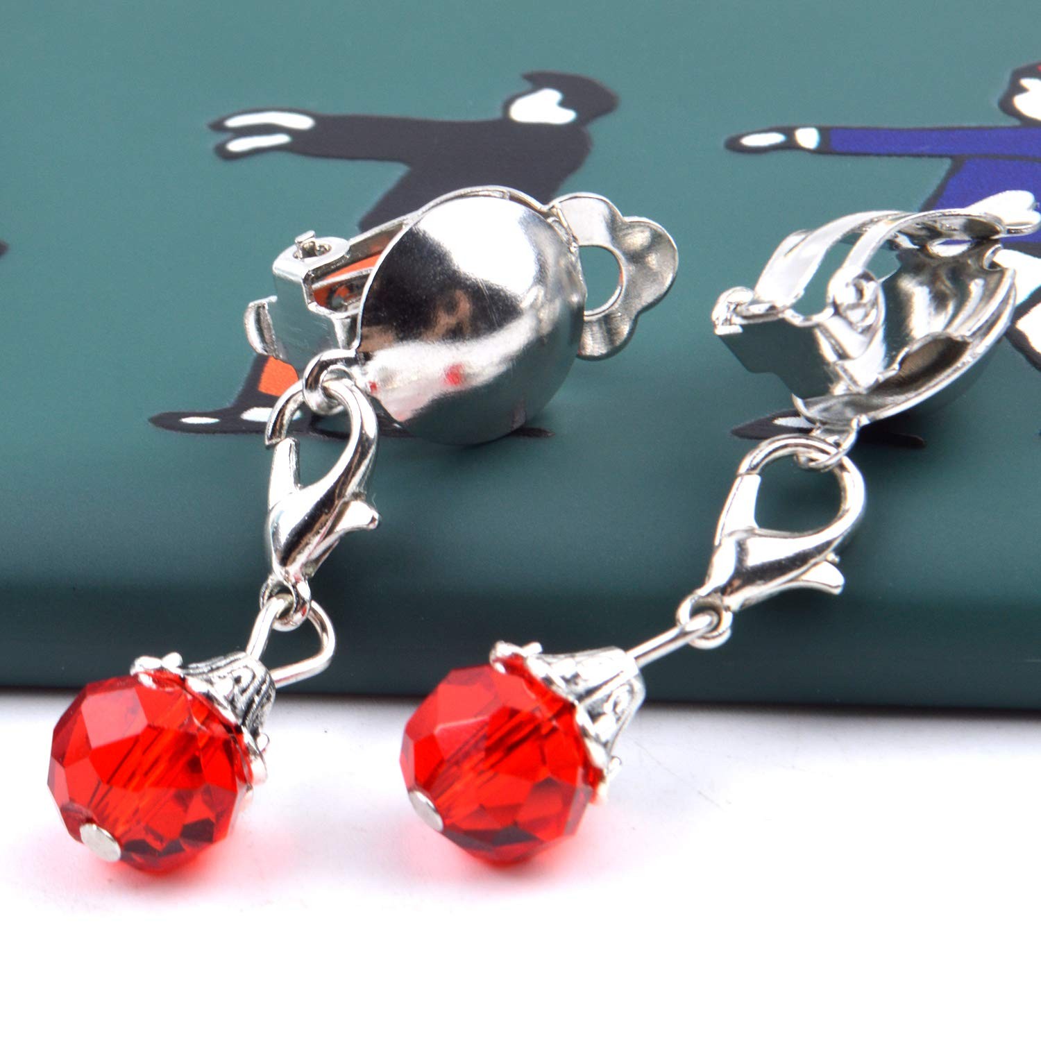 20 Pieces Clip On Earring Converter Non-Pierced Earrings Components with Loop