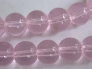 RECONSTITUTED PINK CRYSTAL 8mm ROUND SEMI PRECIOUS STONE BEADS ~ sp36b