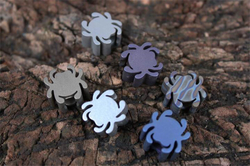 COOL Spider Shaped Lanyard Pendant EDC Knife Tool Beads Titanium Paracord Beads