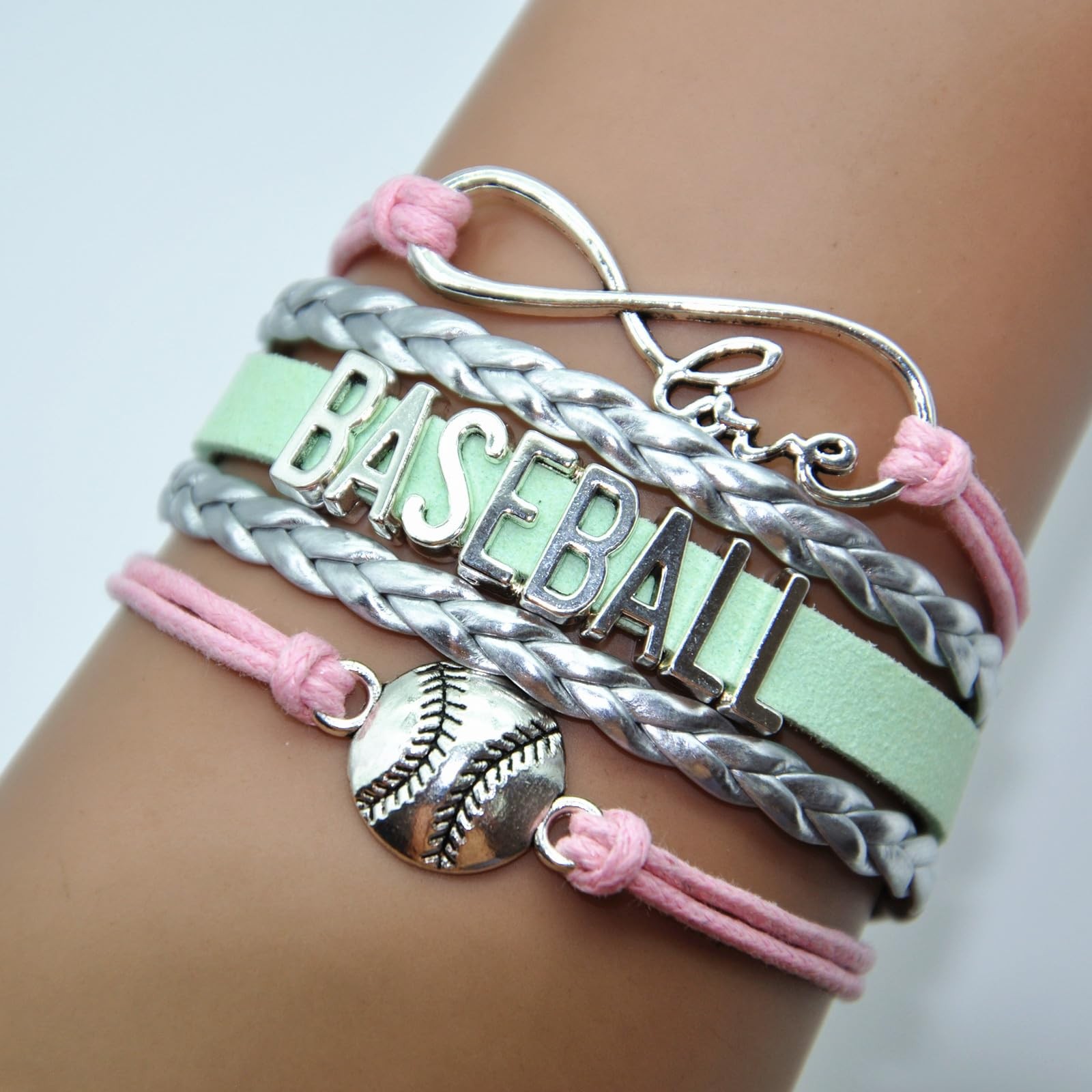 Baseball Bracelet – Charm Bracelet For Women, Men, Adult Baseball Lovers, Player