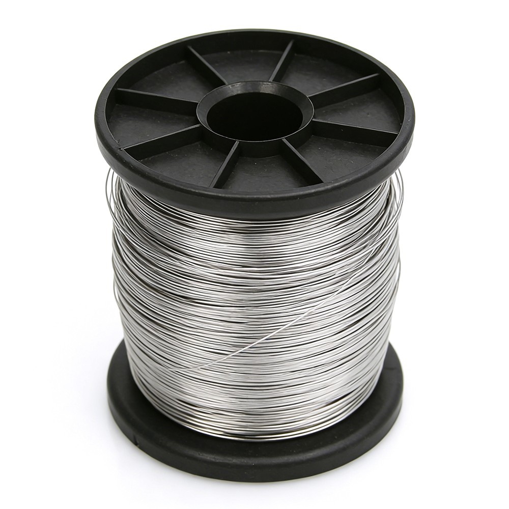 304 Stainless Steel Wire 0.1-3mm Soft/Hard Bendable Resistant Rustproof Durable