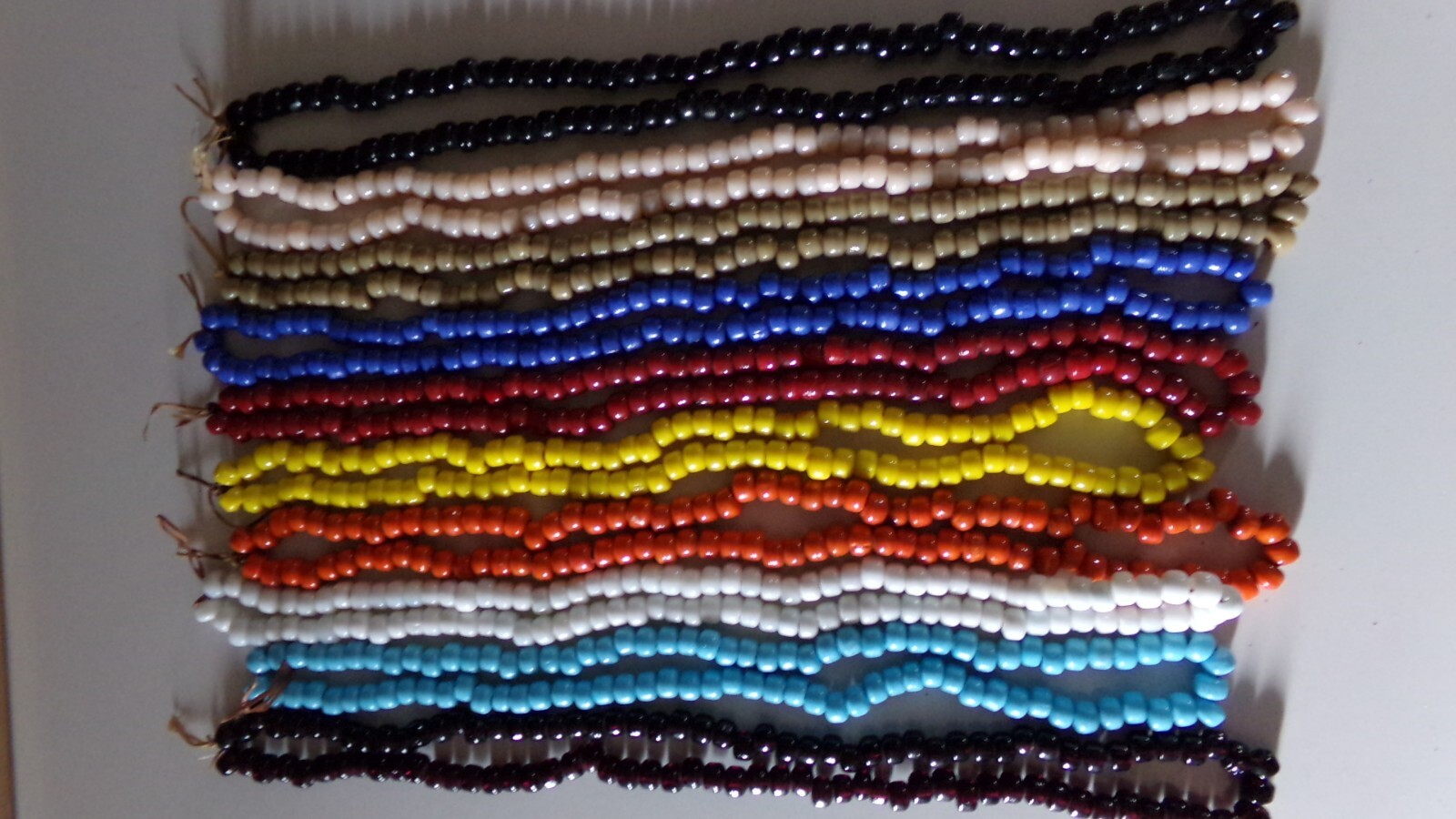 GLASS CROW BEADS 9 mm 100 PER STRAND 10 COLORS TO CHOOSE FROM FREE SHIPPING