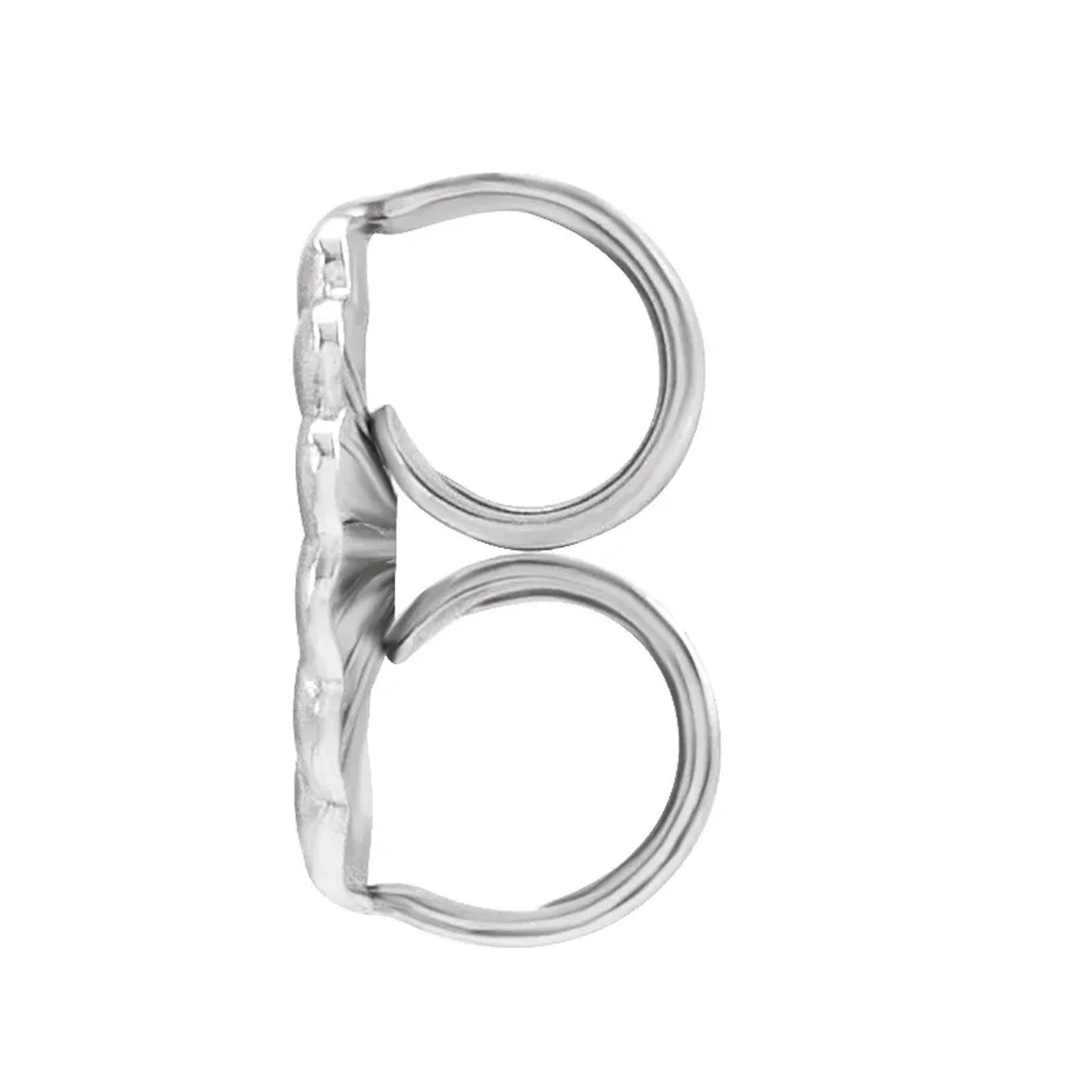 14K Gold Platinum or Silver Medium Weight Friction Earring Back 8 mm