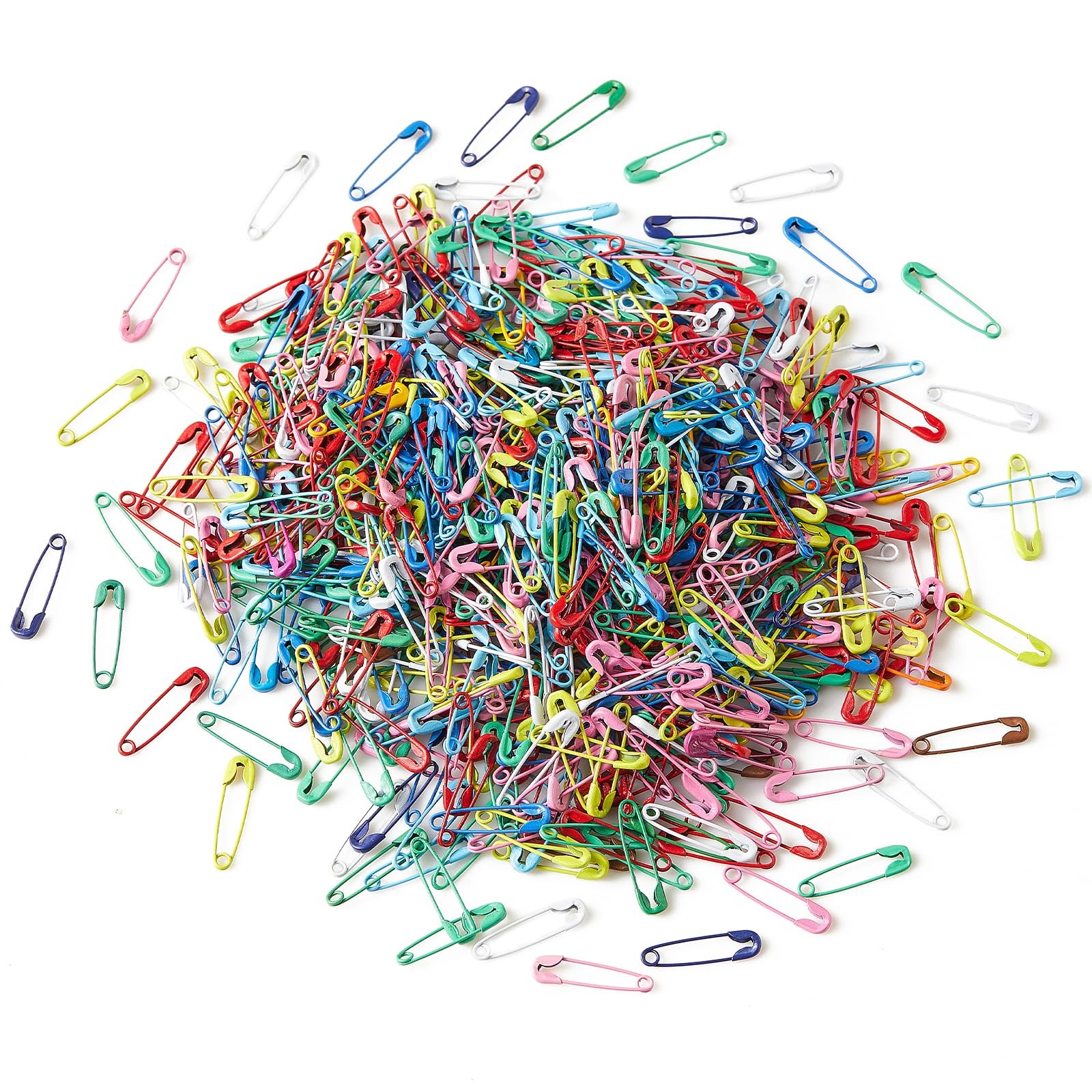 DGTANGYIN 200PCS Safety Pins for Clothes 19mm Multi-colors-200pcs