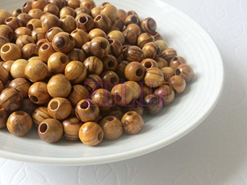 1000pcs 8mm Olive Wood Rosary Beads Bulk Holy Land Jerusalem Jewelry Crafting