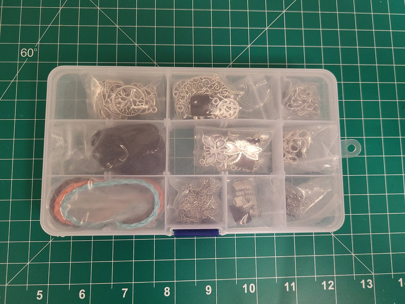 Jewelry Making Lot Charms Connectors Clasps Cords Findings Supplies Craft DIY