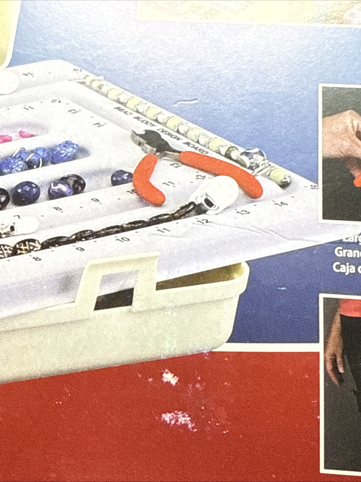 NEW Bead Buddy Work Station 27 Bead Jars Design Board Travel Storage & BOOK