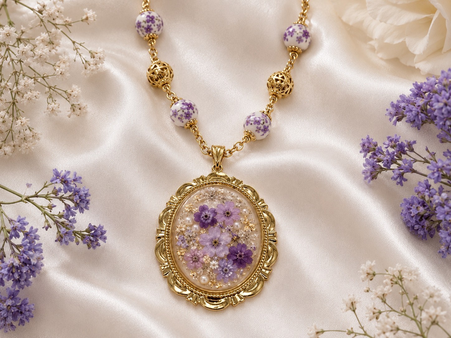 12 pcs Gold Oval Frame Victorian Settings Craft Jewelry Necklace Charms Cameos