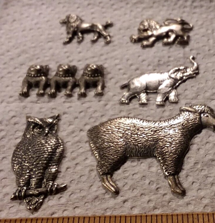 Jewelry Finding:9PCS Stampings and Cuts Silver Tone Findings 02-01-2025