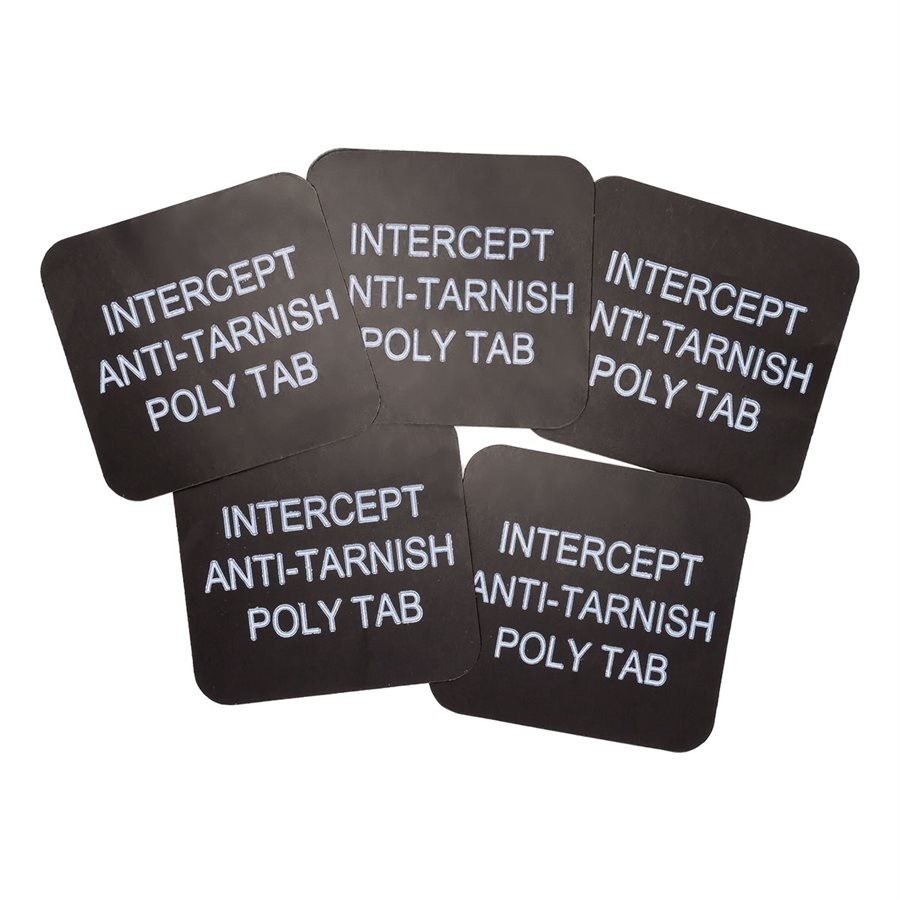 100 Anti Tarnish Strips With 100 Clear Plastic Jewelry Storage Bags