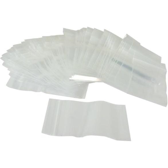 100 Anti Tarnish Strips With 100 Clear Plastic Jewelry Storage Bags