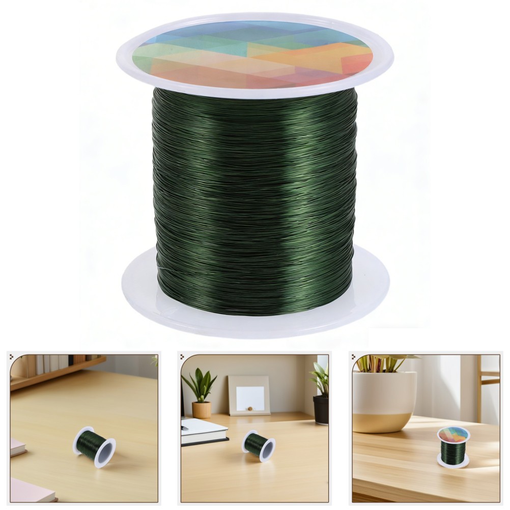 1 Roll 32 Gauge/0.2mm Copper Wires for Jewelry Making – 328ft Beading Threads –