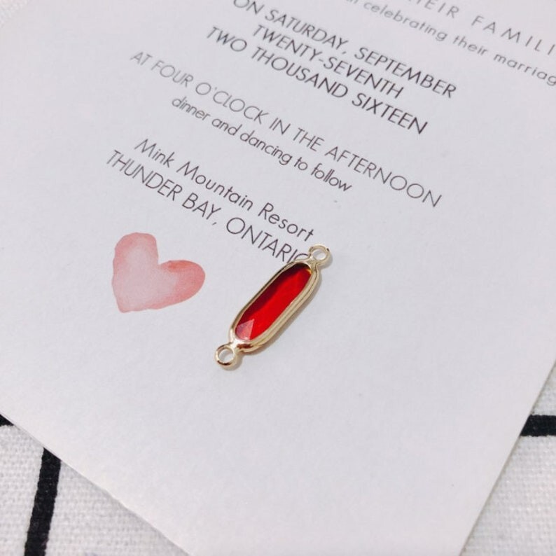 10pcs CZ Pave Rectangle Crystal Pendant Connector,Zircon Rectangle Oval Charms