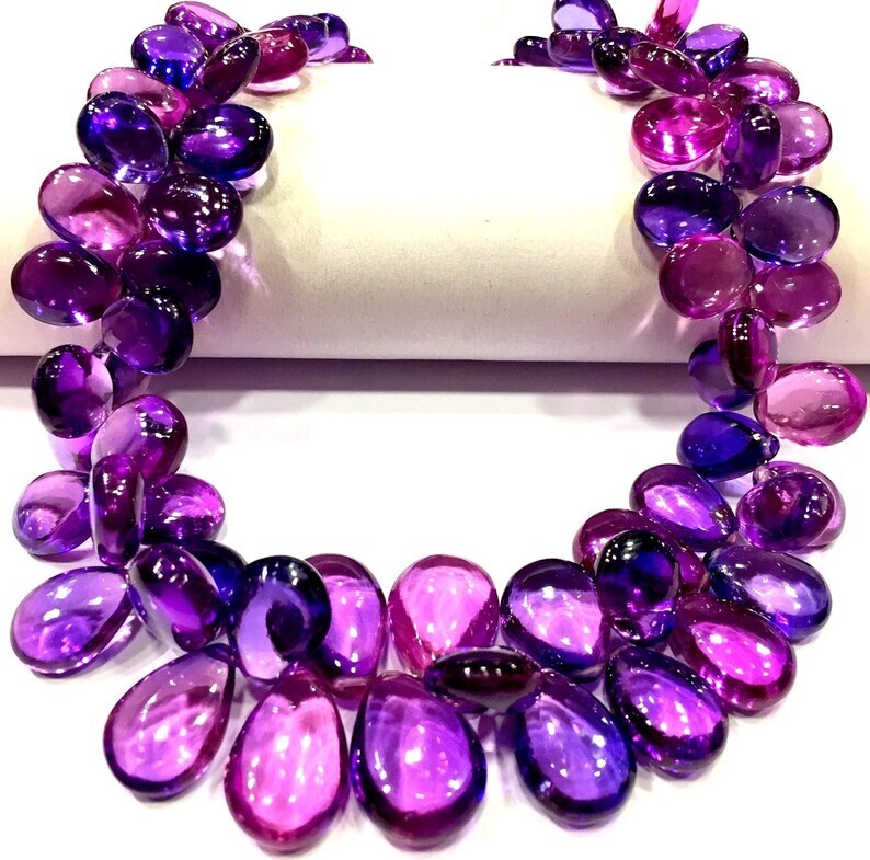 AAAA++ Extremely Beautiful~Pink Sapphire Smooth Beads Spectacular Gemstone Beads