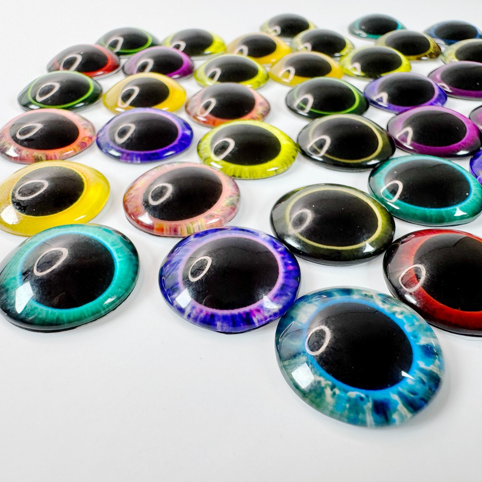20mm 40PC Glass Eyes Cabochon Craft Animal Owl Eyeball Wholesale