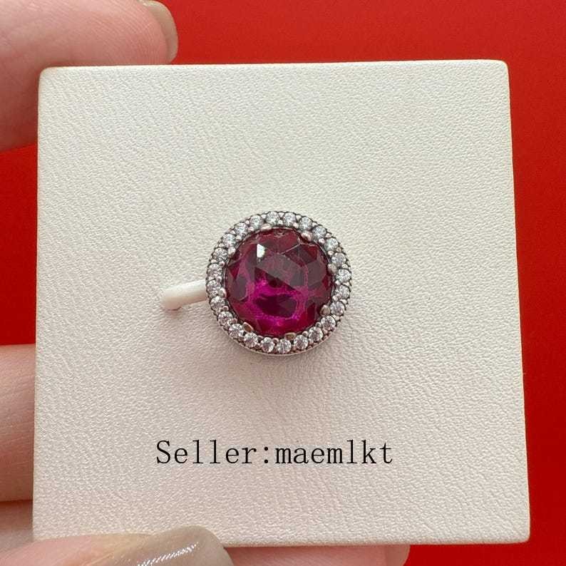 New 925 Sterling Silver Belle’s Radiant Rose Charm,Beauty and the Beast Charm