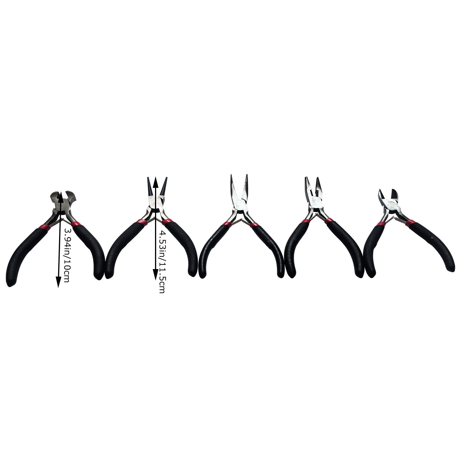 5pcs PLIER JEWELERS PLIERS SET JEWELRY MAKING BEADING WIRE WRAPPING HOBBY Tools