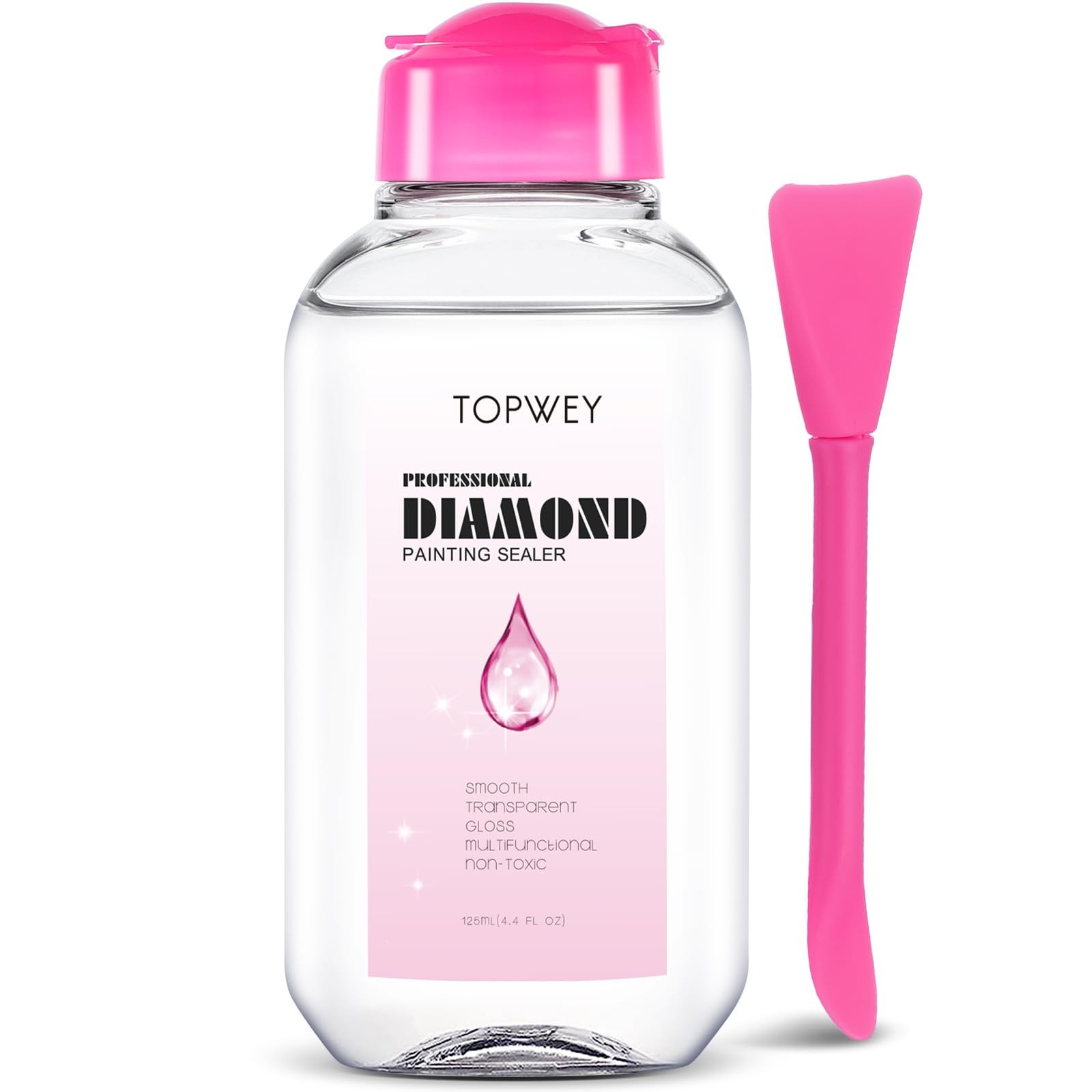 Diamond Painting Sealer, Topwey Adhesive 125ml x 1, Clear