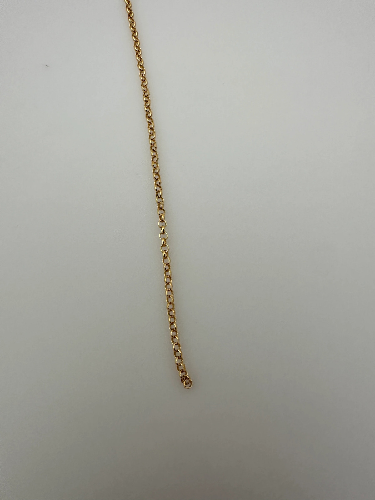 One Foot of 14K Real Gold-Filled Round Rolo Chain | Half-Round Wire | CHN25GF, 1