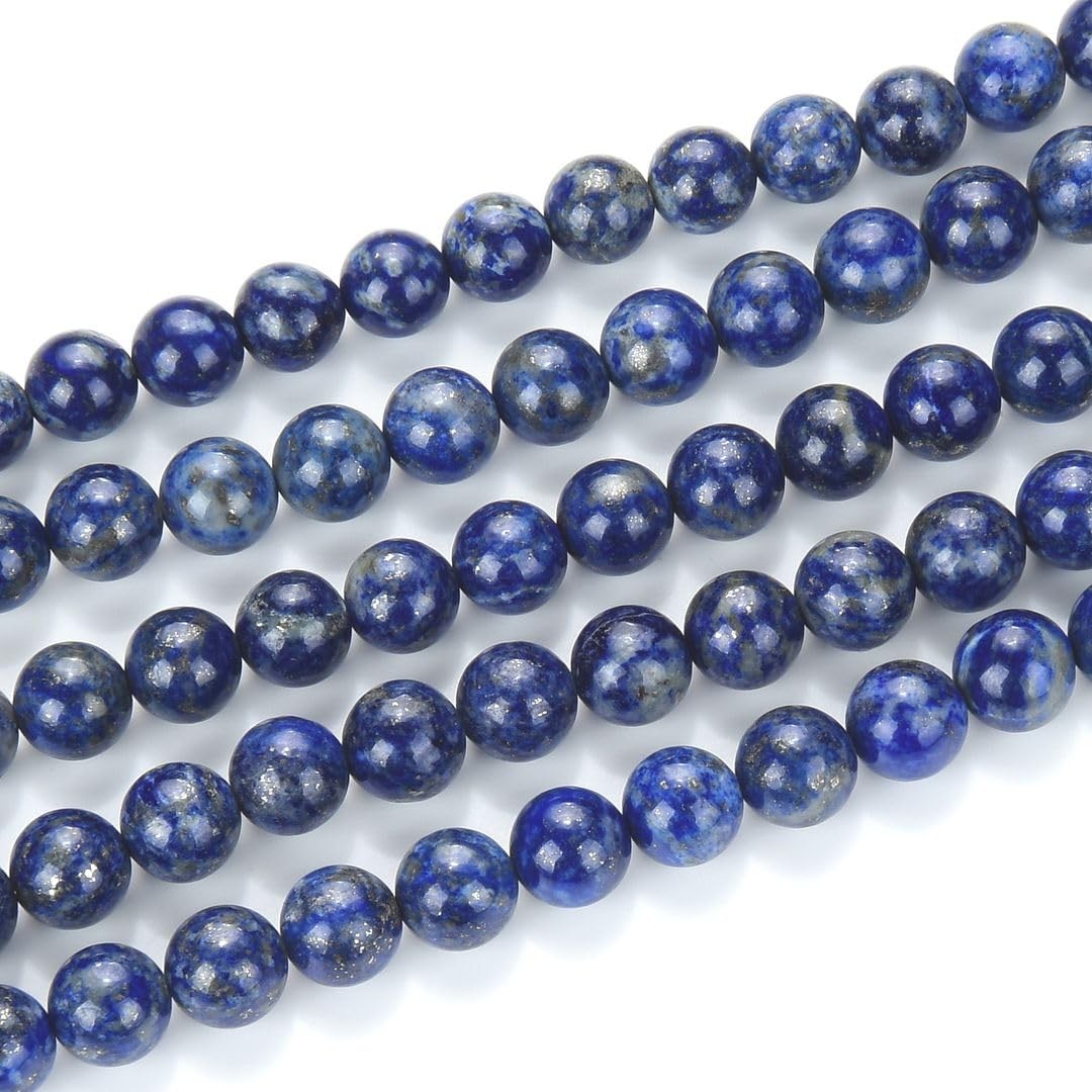 1 Strand Natural Blue Lapis Lazuli Healing Gemstone Not Dyed 10mm Round Loose Be