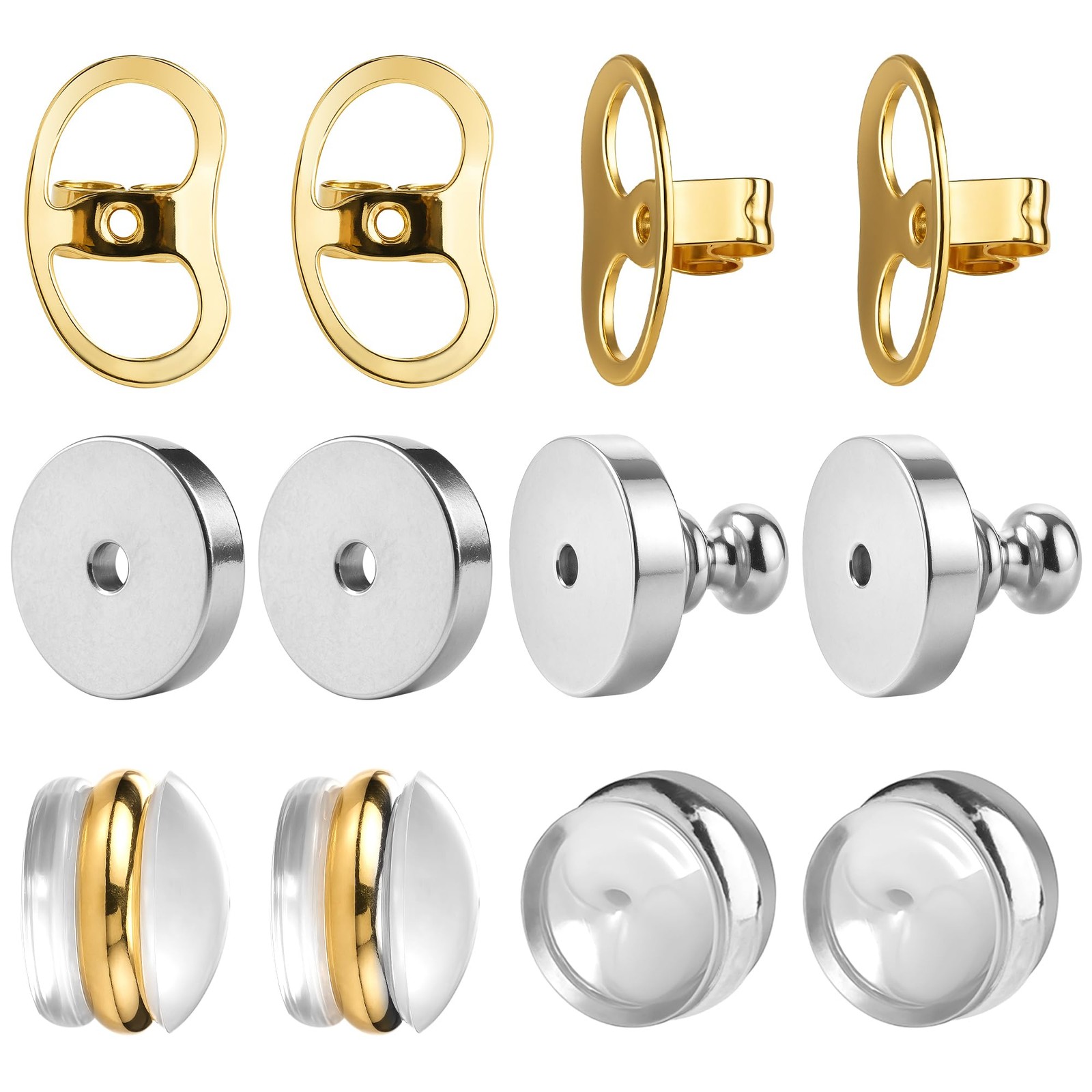 Earring Backs for Droopy Ears Heavy Earrings – Replacements Locking Ear Suppo…