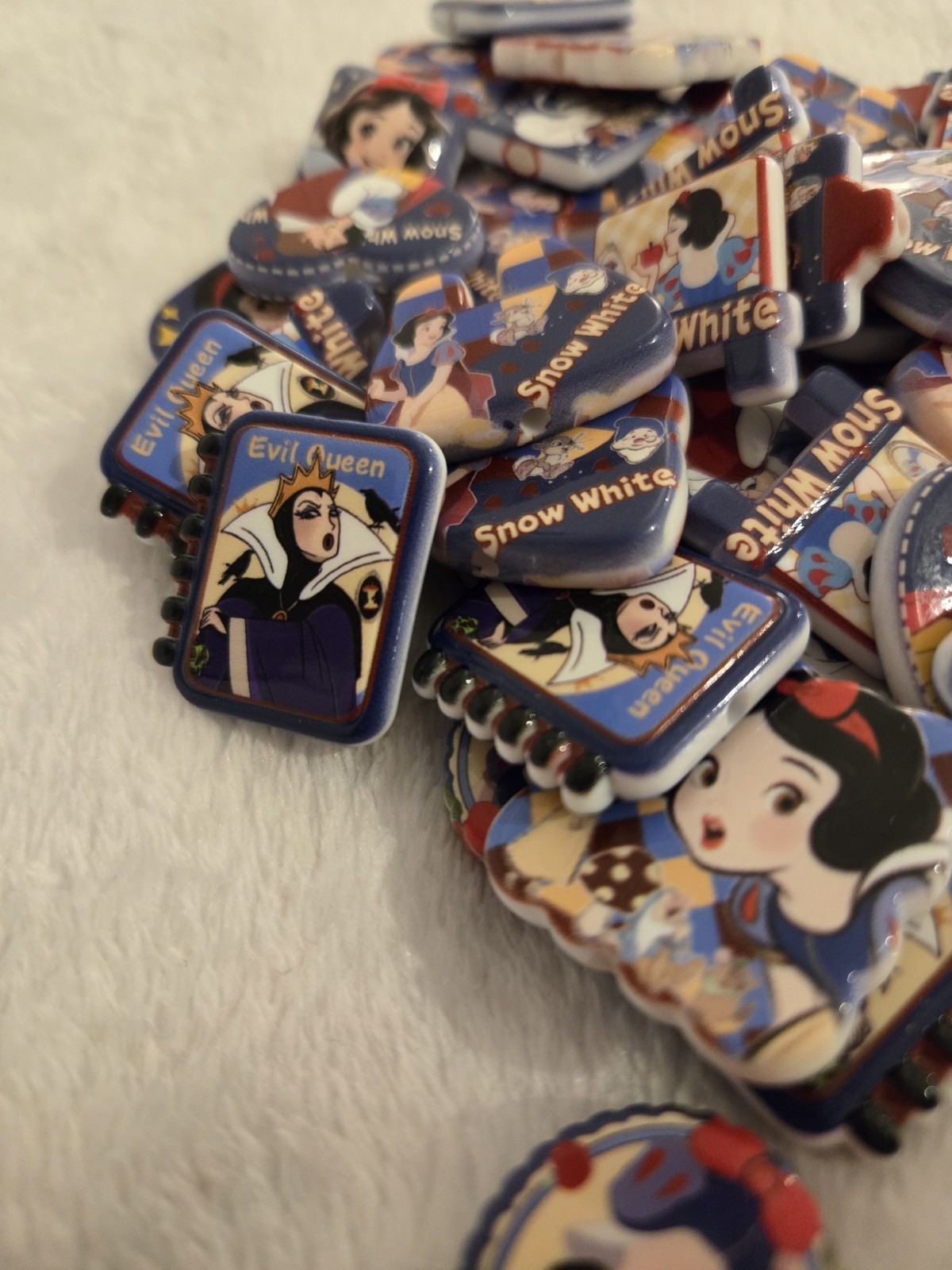 Snow White Acrylic Focal Beads for Beadable Pens Disney Princess