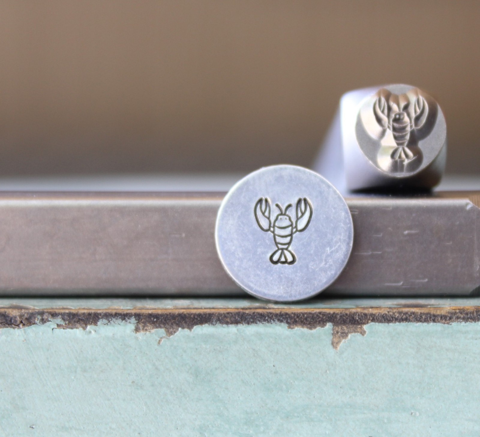 SUPPLY GUY 6mm Lobster Metal Punch Design Stamp SGCH-588