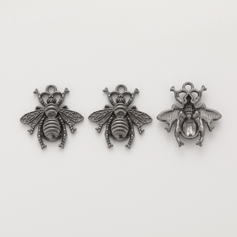 20pcs 21*20*3MM Alloy Charm Bee Pendant Crafts