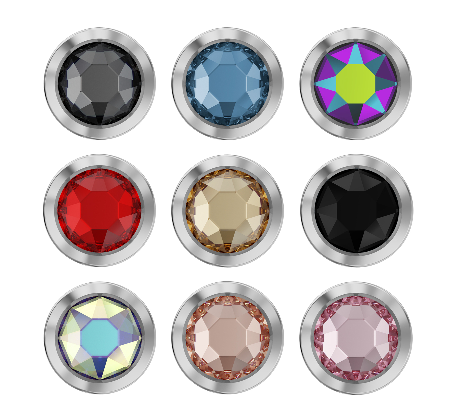 Superior PRIMERO 2078/H Framed Flat Back Hotfix Crystals * Many Colors