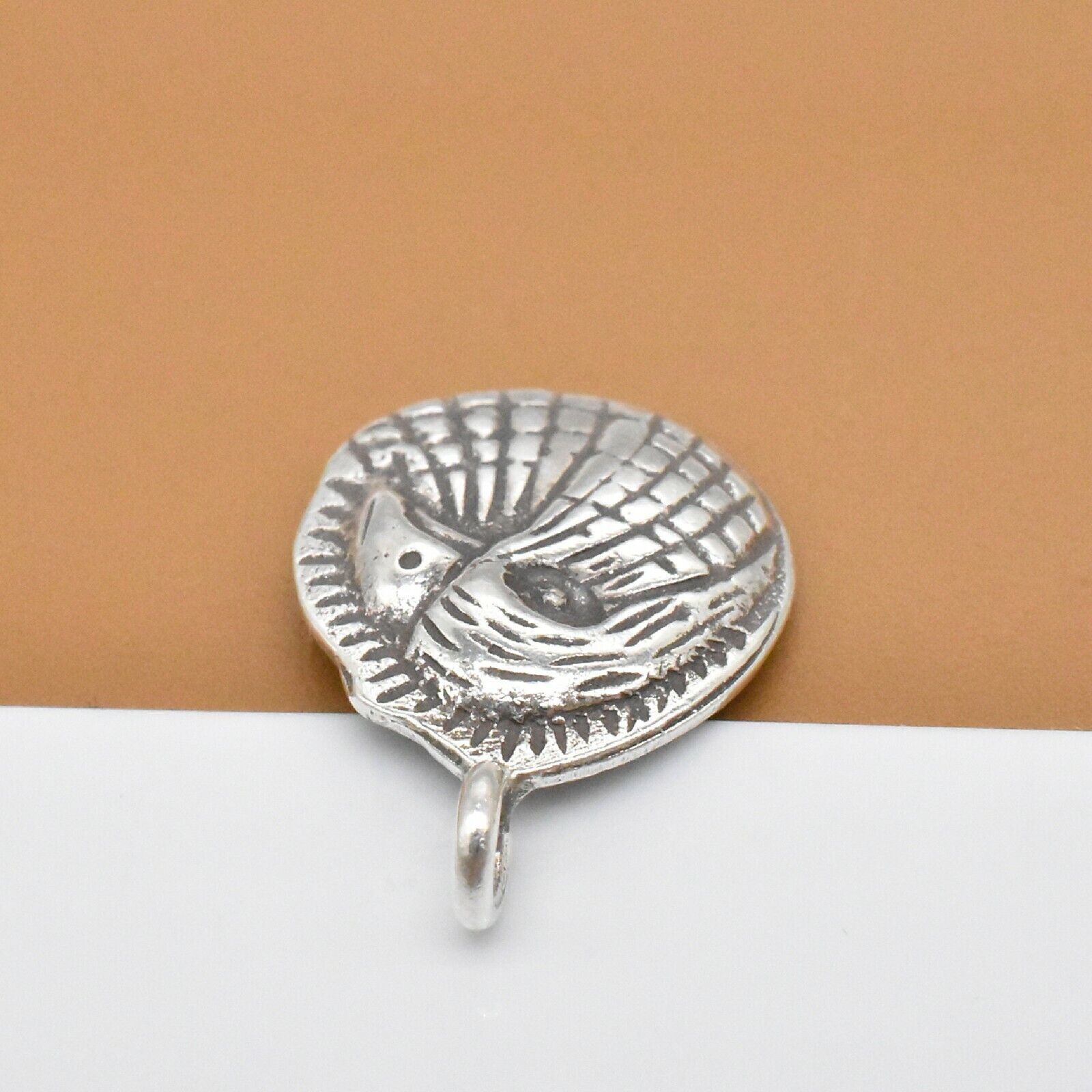 Karen Hill Tribe Tribal Silver Eagle Charm Pendant for Necklace