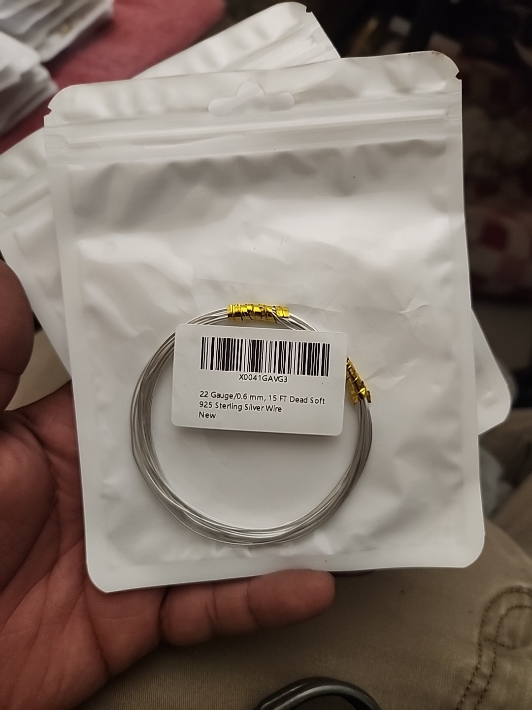 22 Gauge/0.6 mm, 15 FT Dead Soft 925 Sterling Silver Jewelry Wire 22 Gauge
