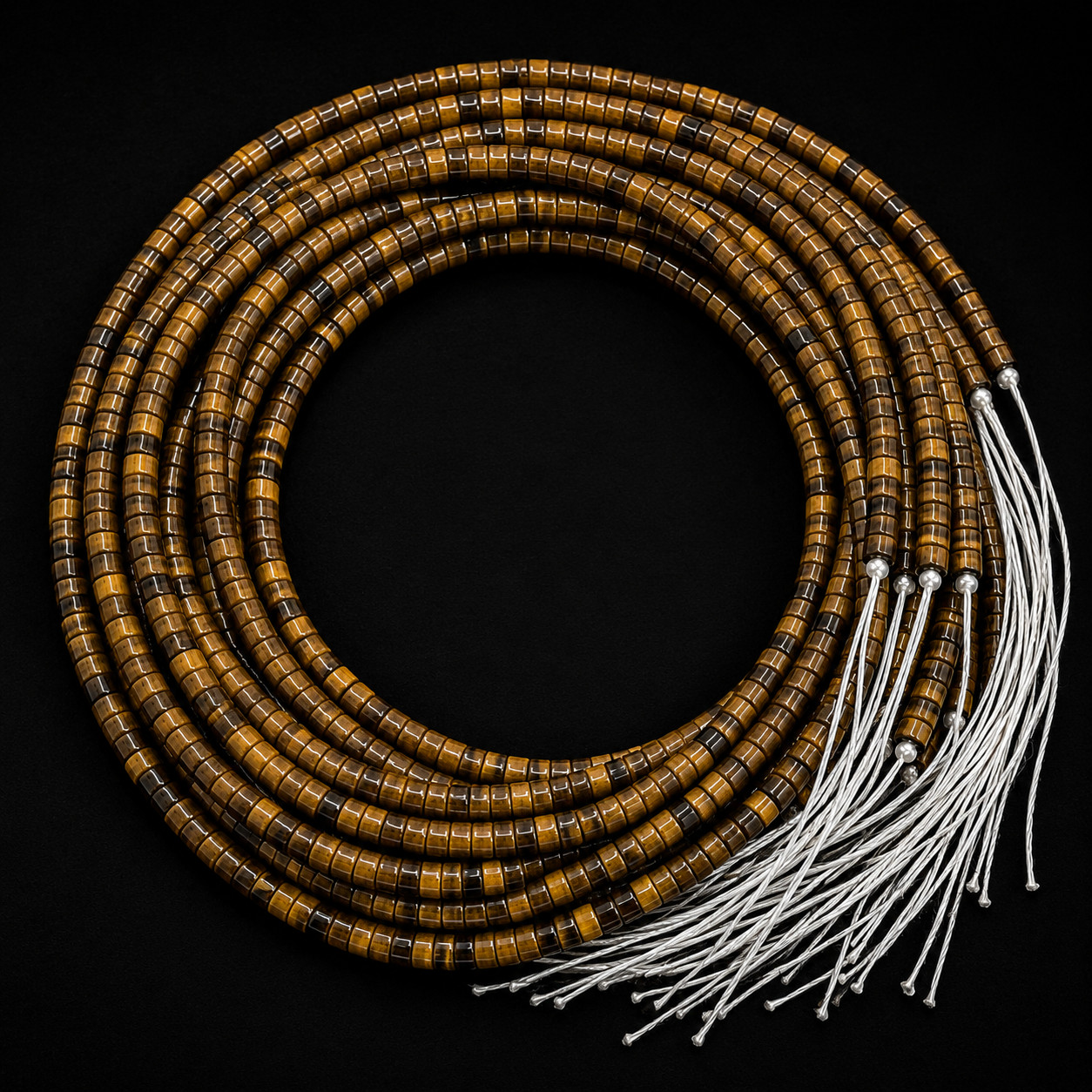 Natural Tiger Eye Tube Beads 4x5MM 15 Inch Strand Jewelry Making