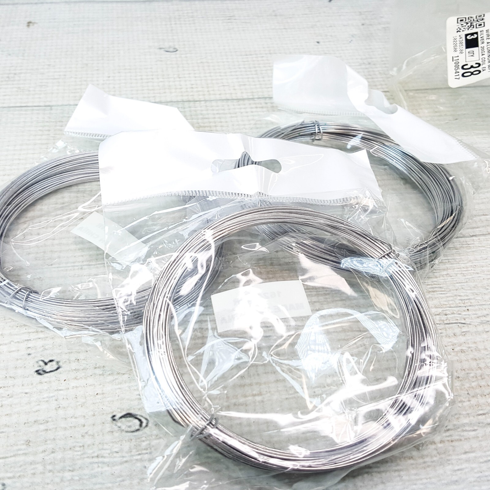 Aluminum Silver Hobby Jewelry Crafting Wire 50ft 20 Gauge Coil x 3 NEW (150feet)
