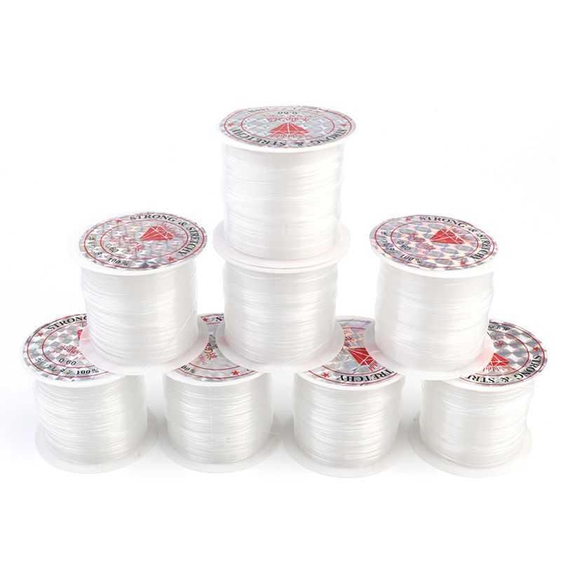 Fish Line Wire Non-Stretch Nylon String Beading Cord Thread Jewelry Making 1Roll