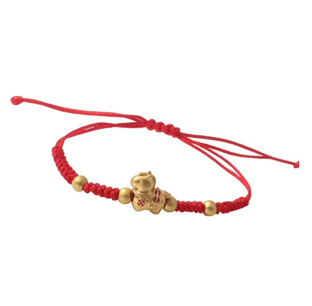 Chinese Year of the Horse Red String Bracelet – Golden Horse Charm Lucky Br – 05