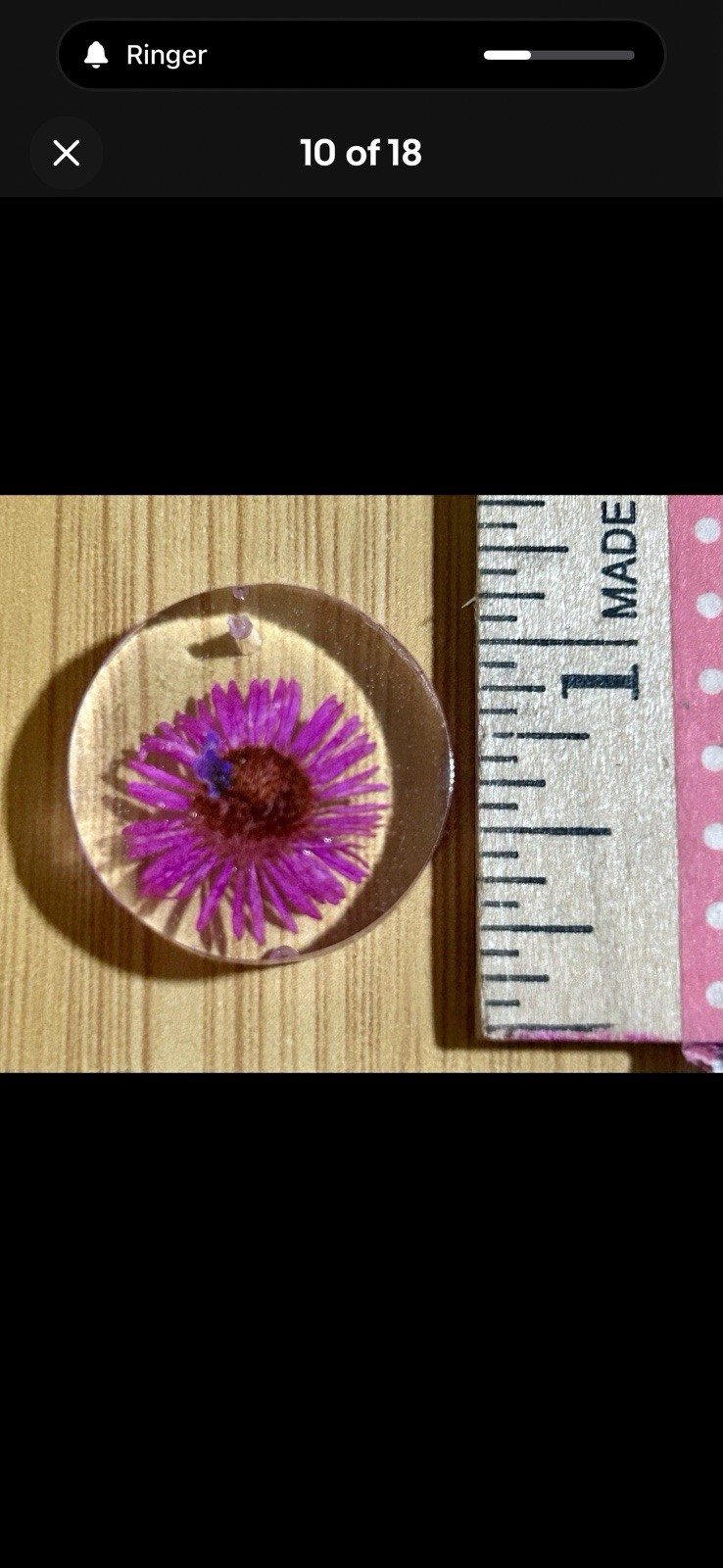 25 Clear Resin Pendants For Jeweler Making