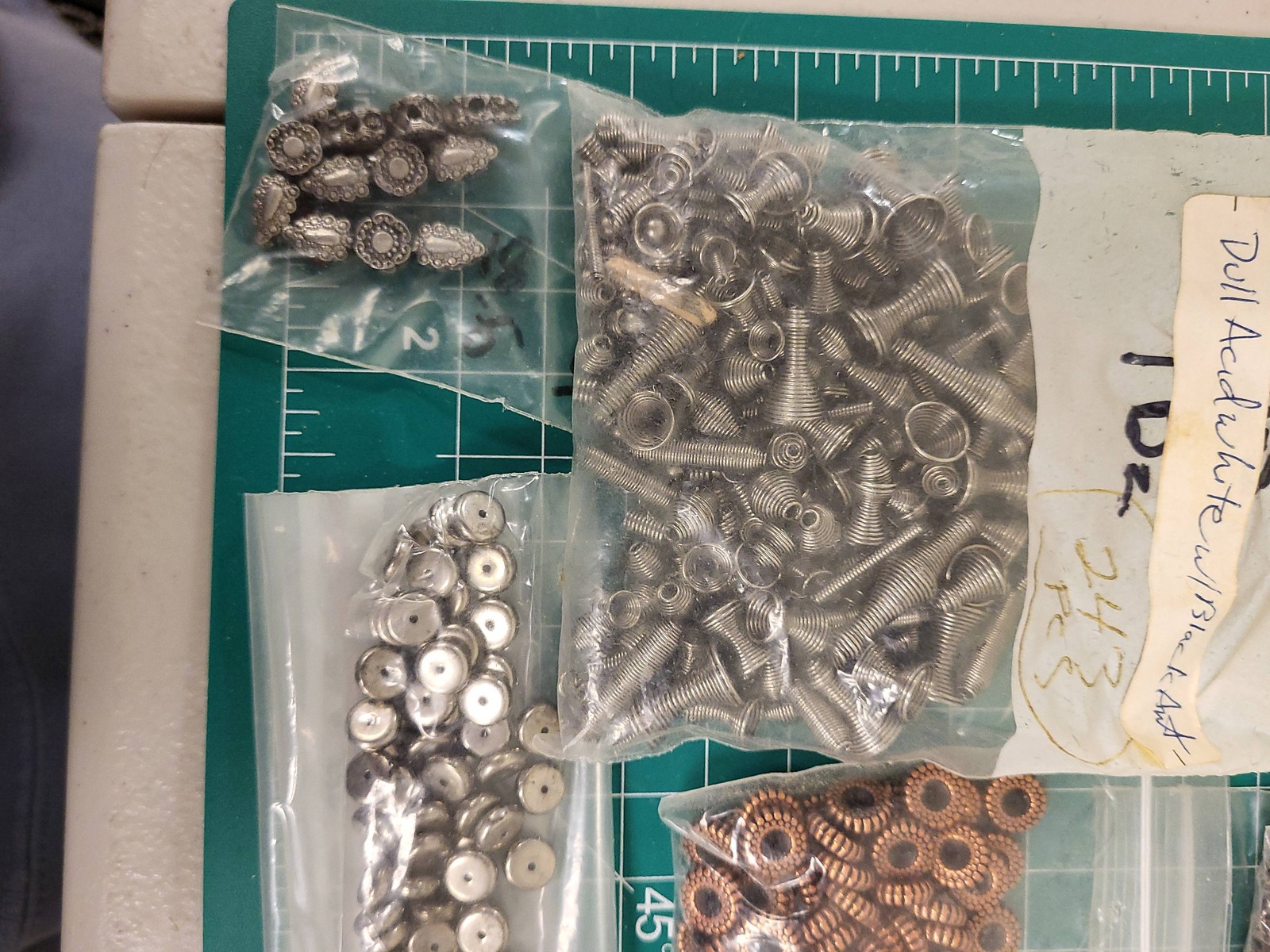 Vintage Jewelry Making Supplies Lot Beads Charms Findings Huge Assortment