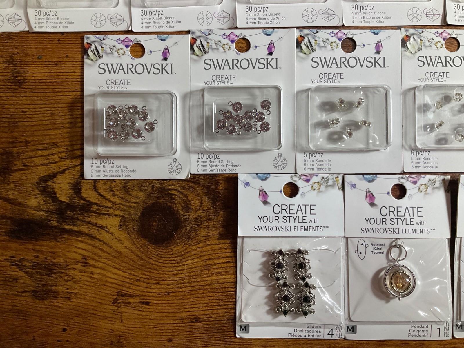 Swarovski Crystals Create Your Style Beads Lot- 26 Packs *New in Pack